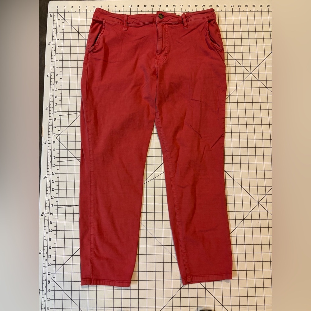 Cosmic Blue‎ Love by Pistola Women’s Size 32 Red Cropped Pants